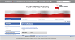 Desktop Screenshot of bip.ladzice.pl